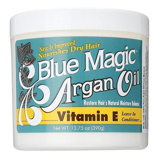 Blue Magic Argan Oil Vitamin E Leave-In Conditioner 13.75 Oz