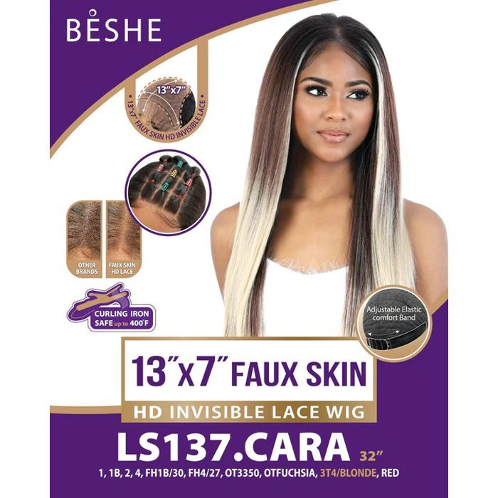  Beshe Synthetic 13x7 Faux Skin HD Invisible Lace Wig - LS137.CARA