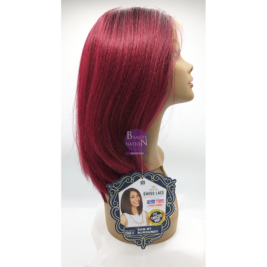  Zury Sis Royal Swiss Synthetic Hair Pre-Tweezed Lace Wig Chia 14"