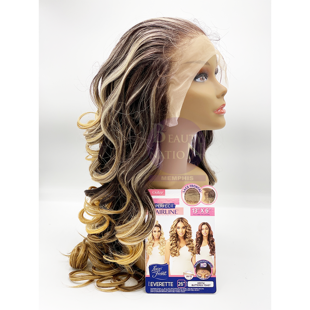  Outre Perfect Hairline 13" X 6" Fully Hand-Tied Synthetic HD Lace Frontal Wig - Everette