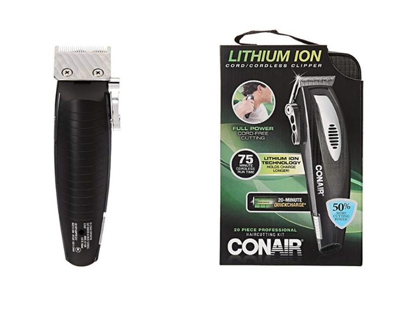  Conair Lithium Ion Cord/Cordless 20 Piece Clipper Kit