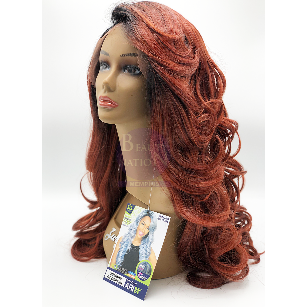  Zury Sister Wig Invisible Top Natural C Part Remy Fiber Lace Wig- IV LACE H ARI 24"