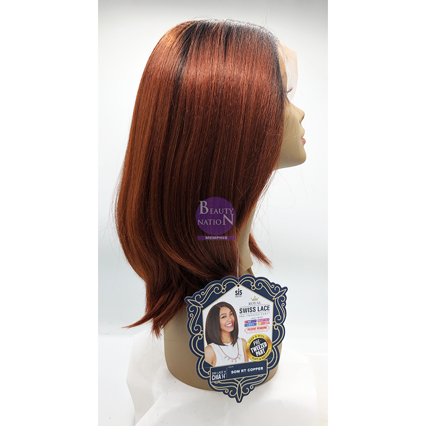  Zury Sis Royal Swiss Synthetic Hair Pre-Tweezed Lace Wig Chia 14"