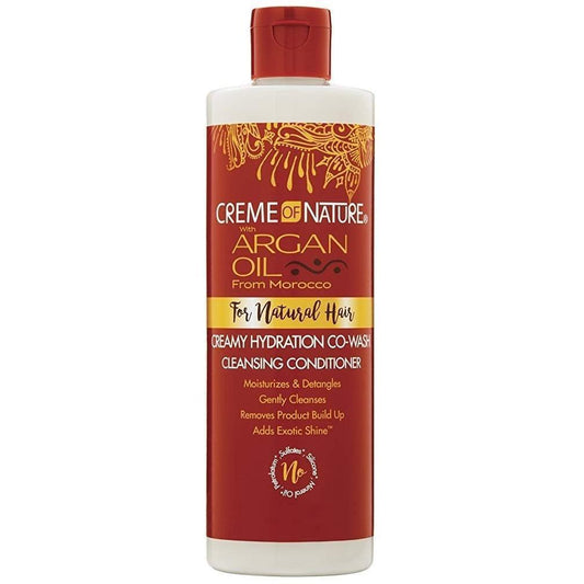  Creme Of Nature Argan Oil Creamy Hydration Co-Wash Cleansing Conditioner 12 OZ