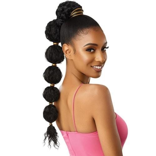  Outre Premium Synthetic Pretty Quick Wrap Around Ponytail Crimp Wave 30"