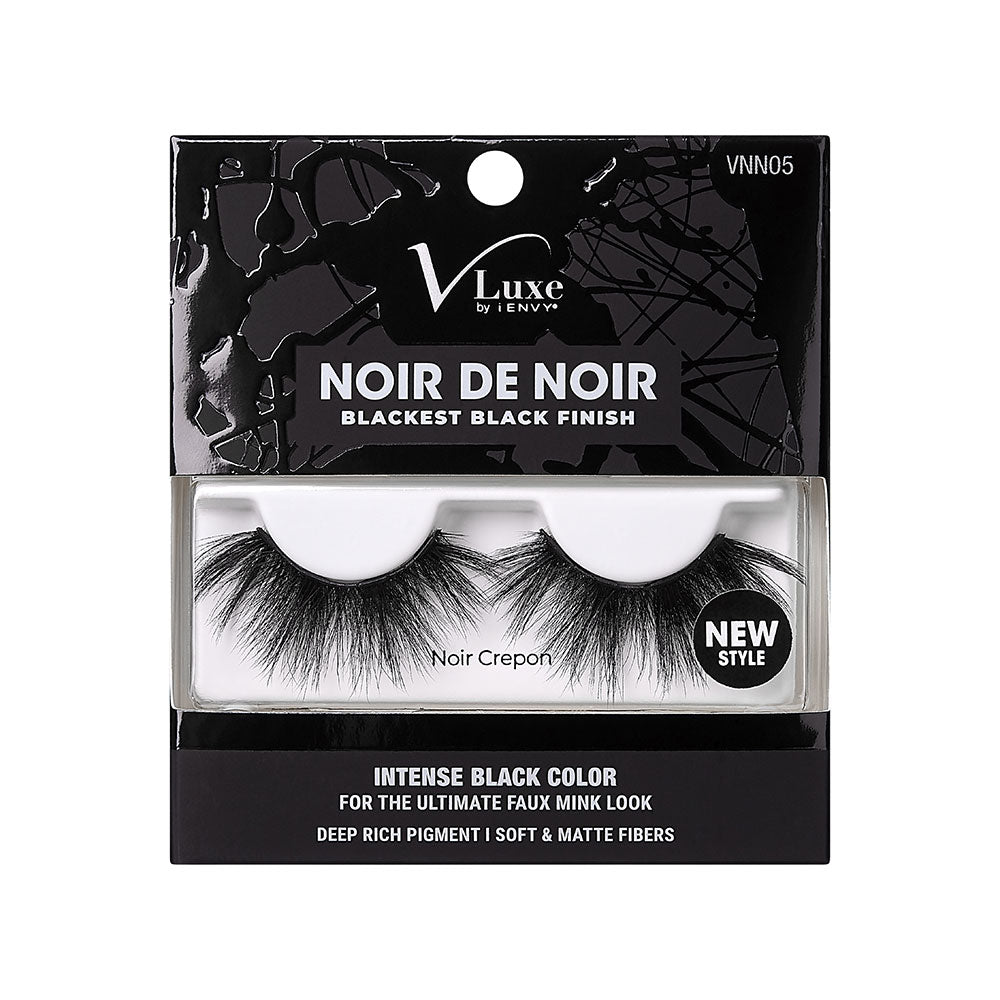 KISS V Luxe Noir De Noir Blackest Black Lashes "Noir Crepon" #VNN05