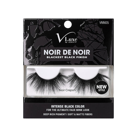 KISS V Luxe Noir De Noir Blackest Black Lashes "Noir Crepon" #VNN05