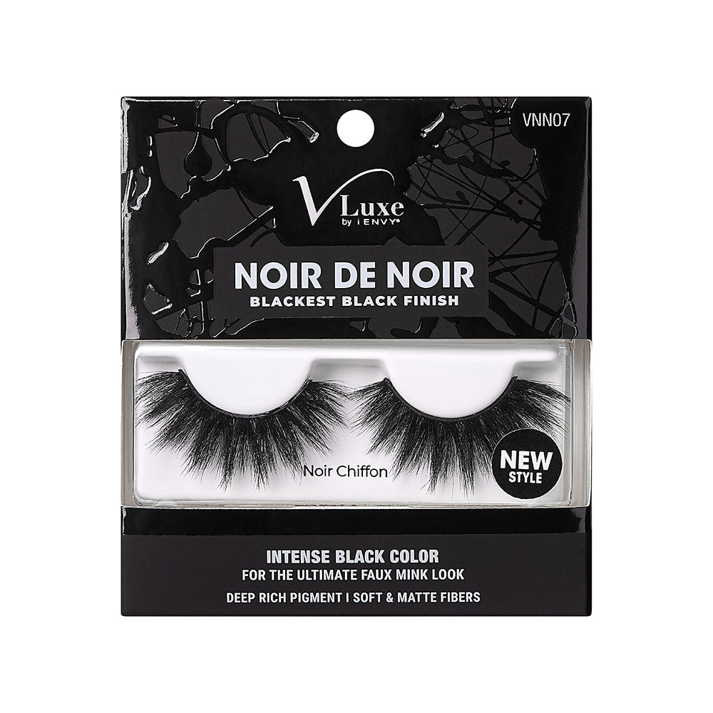 KISS V Luxe Noir De Noir Blackest Black Lashes "Noir Chiffon" #VNN07