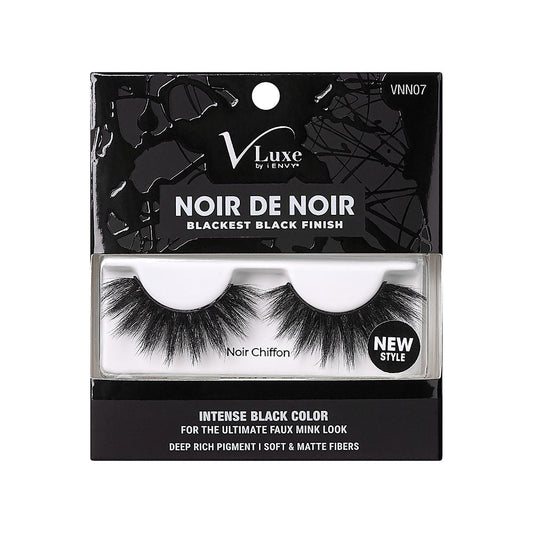 KISS V Luxe Noir De Noir Blackest Black Lashes "Noir Chiffon" #VNN07