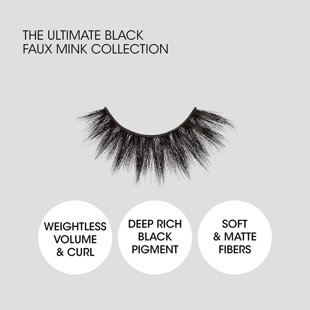 KISS V Luxe Noir De Noir Blackest Black Lashes "Noir Chiffon" #VNN07
