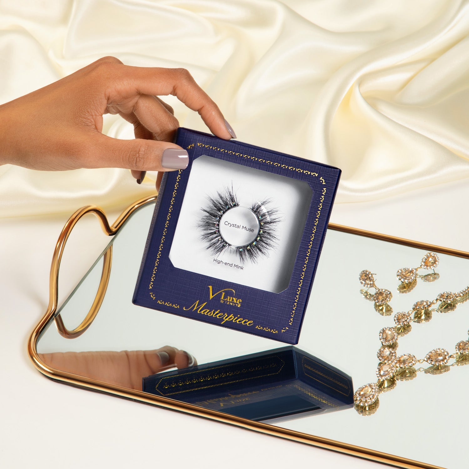 KISS V Luxe Masterpiece Mink Lashes "Royal Drop" #VMP01