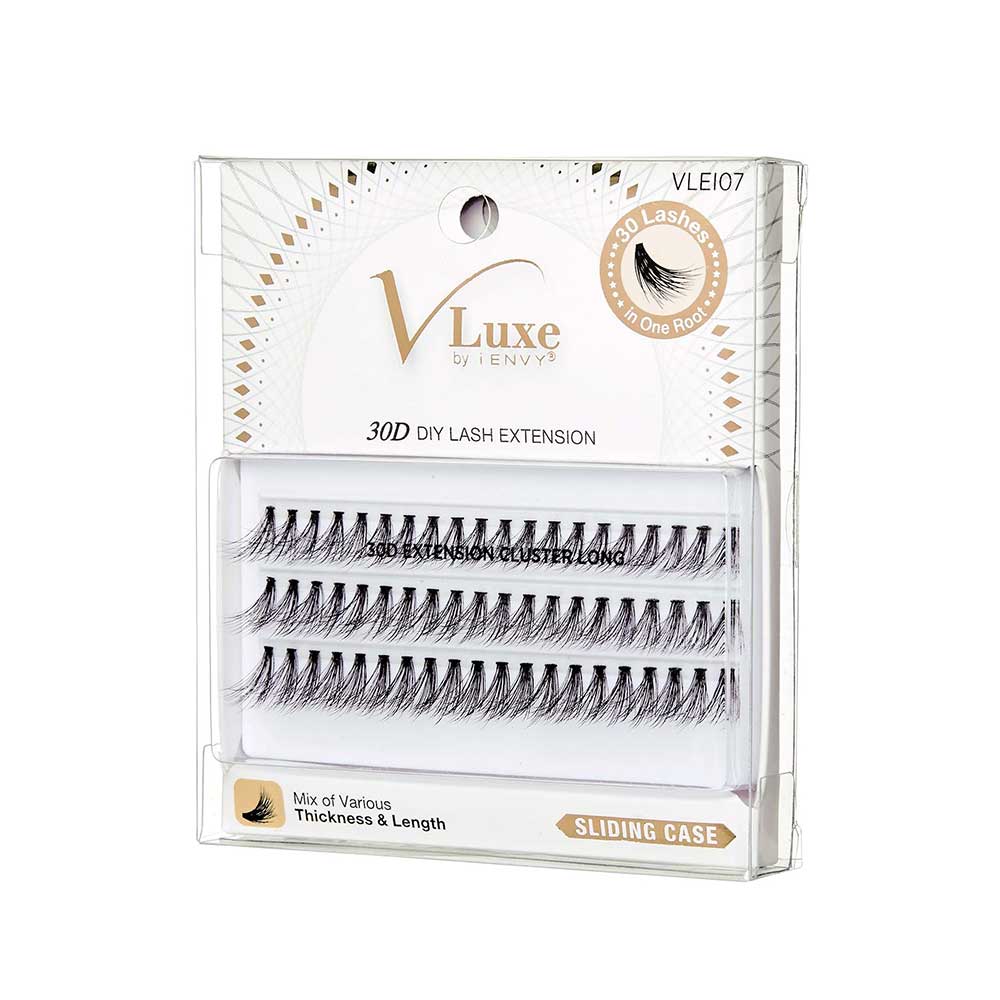KISS V Luxe 30D Cluster Lash Extension Lashes Long #VLEI07