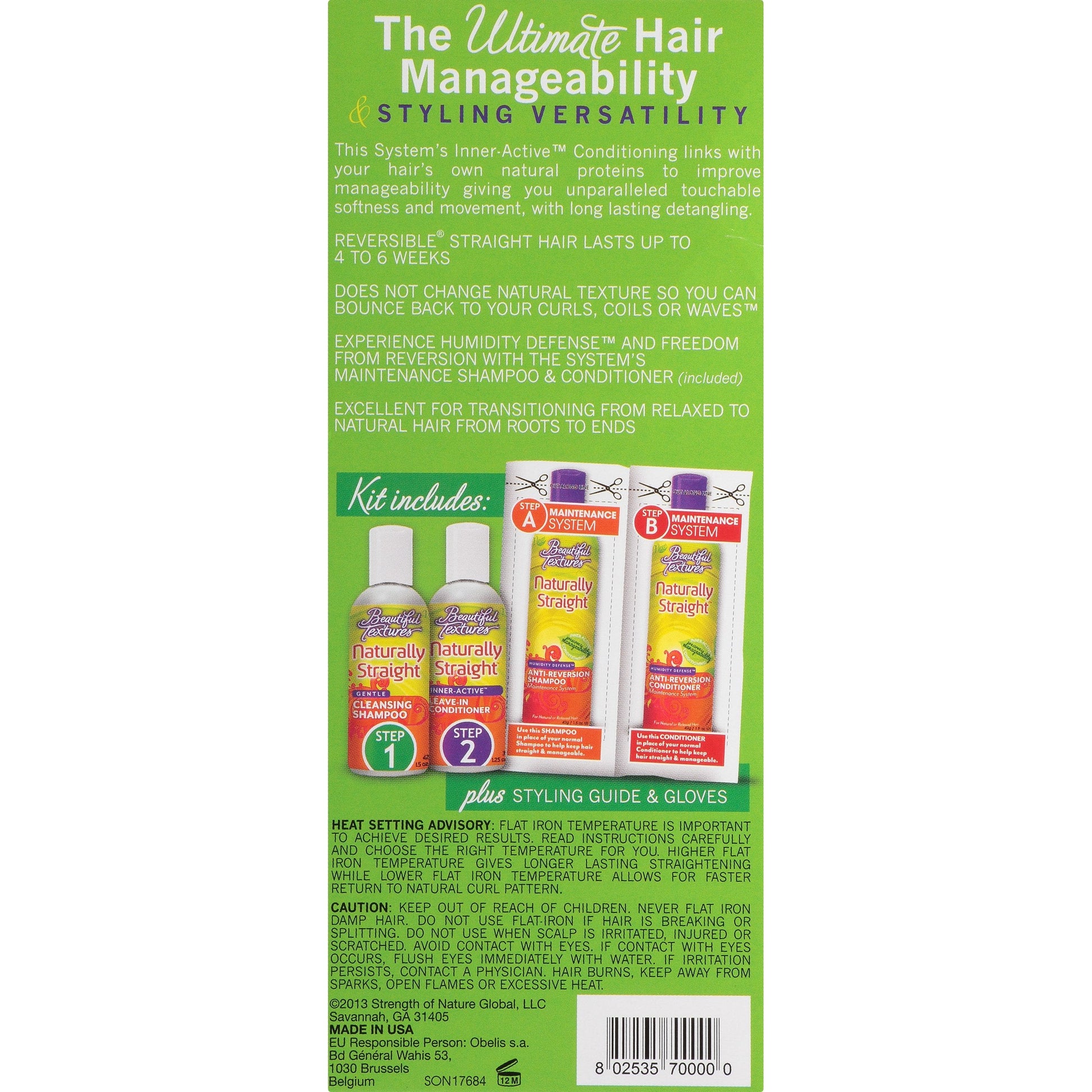  Beautiful Textures® Naturally Straight Texturizer Kit