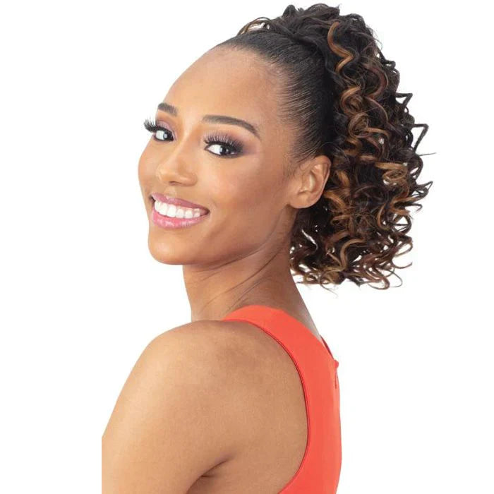  Model Model Gardenia Drawstring Ponytail - Apple Blossom