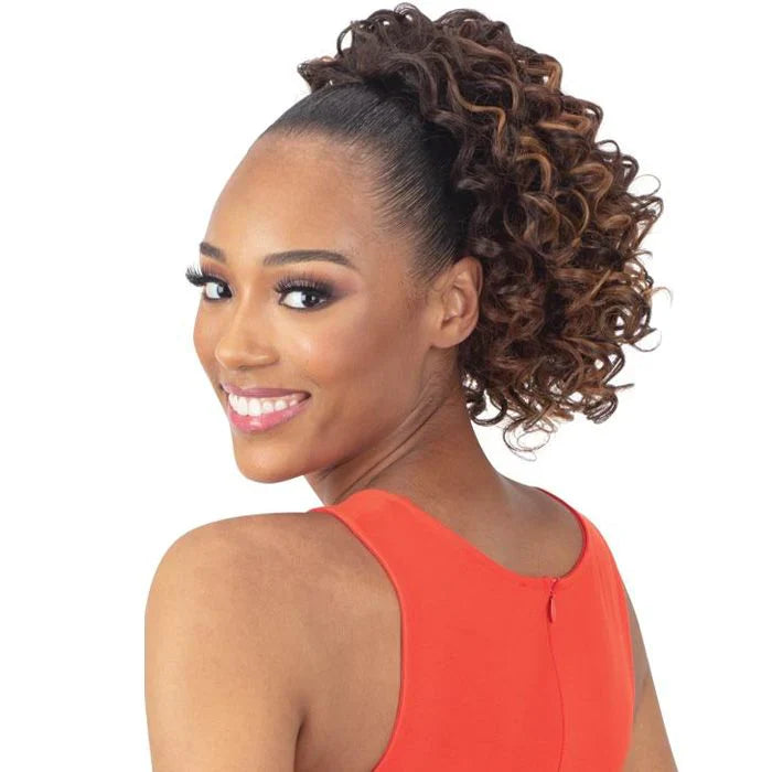  Model Model Gardenia Drawstring Ponytail - Apple Blossom