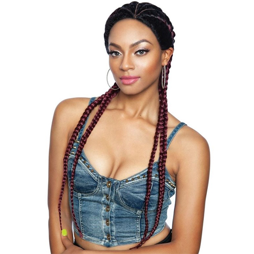 Mane Concept Red Carpet Synthetic Invisible Braid Lace Wig RCBG01 Hera 28"