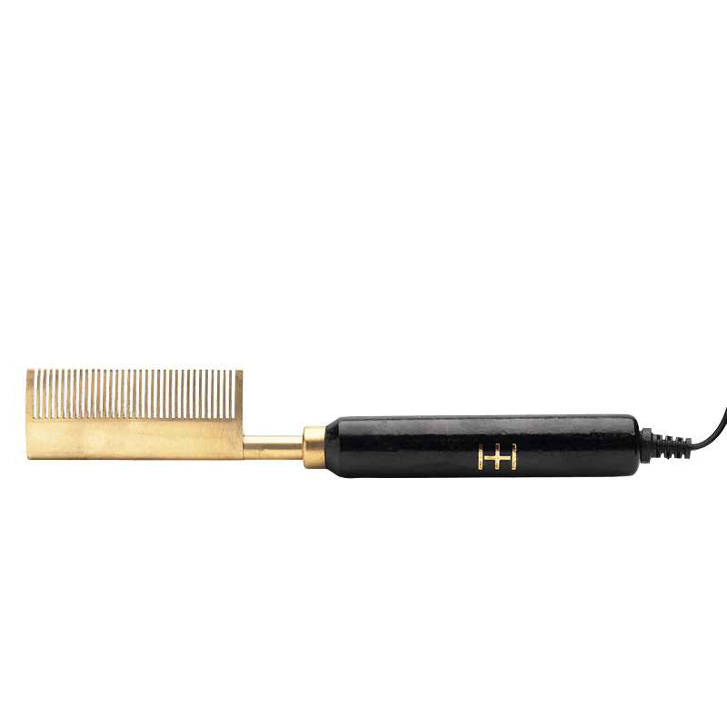  Hot & Hotter Electrical Straightening Comb Medium Curved Teeth #5531