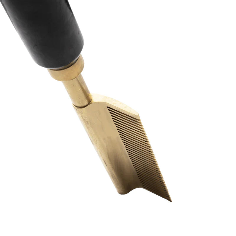  Hot & Hotter Electrical Straightening Comb Medium Curved Teeth #5531