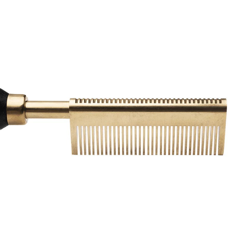  Hot & Hotter Electrical Straightening Comb Medium Double Sided Teeth #5532