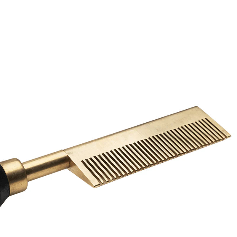  Hot & Hotter Electrical Straightening Comb Medium Straight Teeth #5530