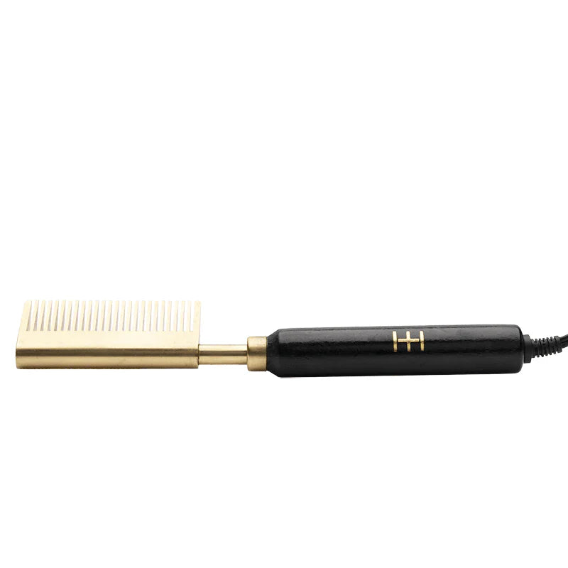  Hot & Hotter Electric Straightening Hot Comb Medium Wide Teeth #5534