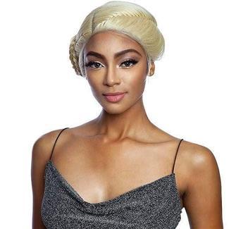  Mane Concept Synthetic Red Carpet Crown Braid Lace Front Wig - RCCB04 PEONY