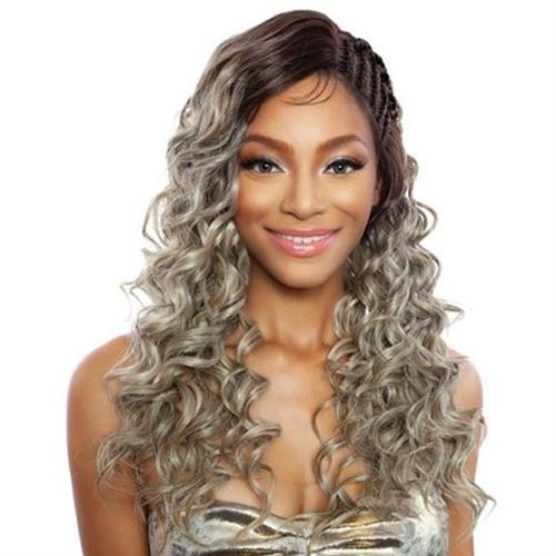  Mane Concept Red Carpet 4x5 Cornrow Braid Lace Front Wig RCCR201 Side Row