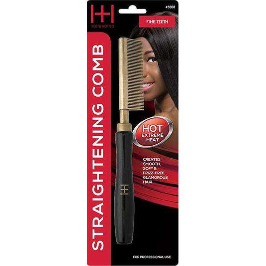  Hot & Hotter Thermal Straighten Comb Fine Teeth #5508
