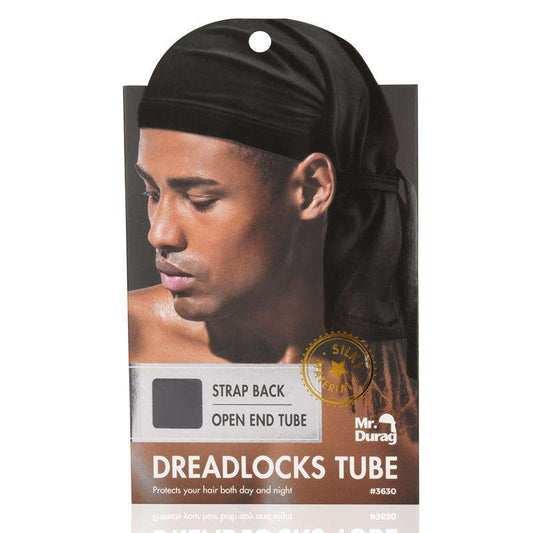 Mr. Durag Dreadlocks Tube With Strapback Black #3630