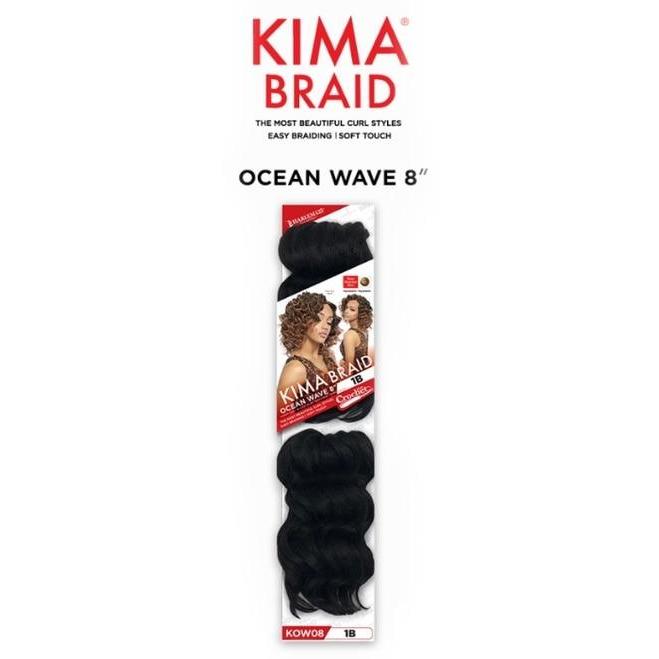  Harlem125 Synthetic Hair Braids Kima Braid Ocean Wave 8"