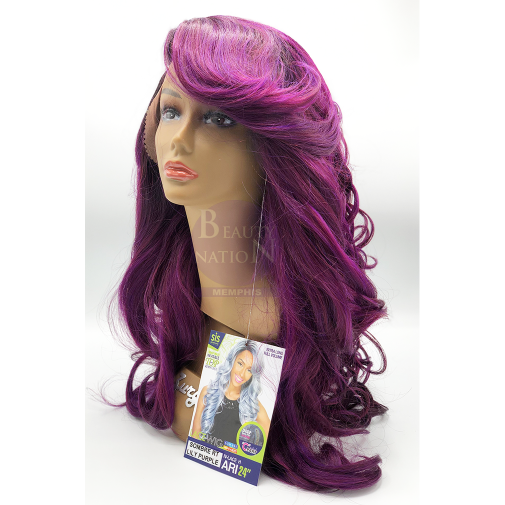  Zury Sister Wig Invisible Top Natural C Part Remy Fiber Lace Wig- IV LACE H ARI 24"