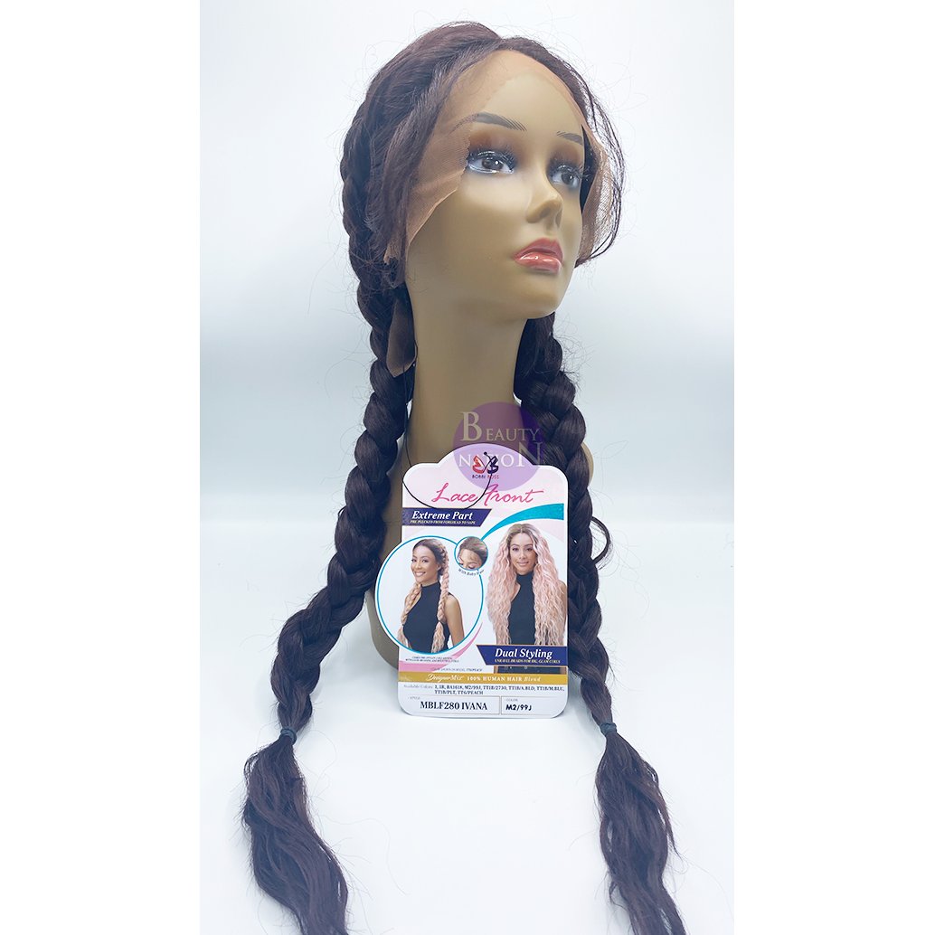 Bobbi Boss Human Hair Blend Lace Front Wig - MBLF280 IVANA