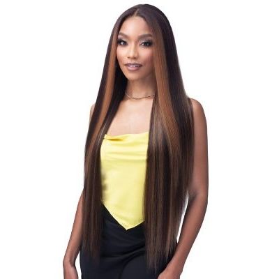  Monifa- Premium 100% Human Hair Blend Lace Front Wig By Laude & Co.