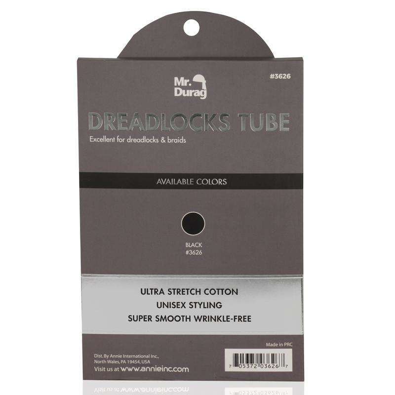  Mr. Durag Dreadlock Tube Black #3626