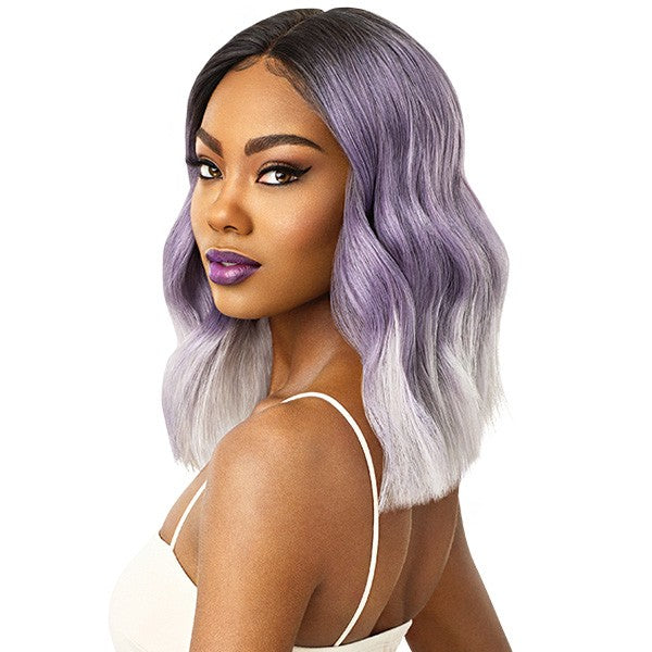  OUTRE SYNTHETIC COLOR BOMB I PART SWISS LACE FRONT WIG - NAHLA