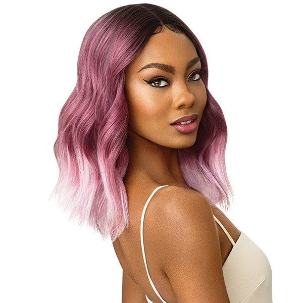  OUTRE SYNTHETIC COLOR BOMB I PART SWISS LACE FRONT WIG - NAHLA