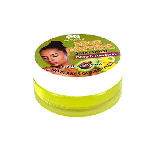  On Natural Edge Control Hair Gel Olive And Avocado 2.3 Oz