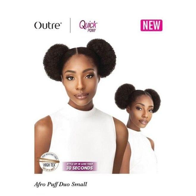  Outre Quick PONY AFRO PUFF DUO SMALL