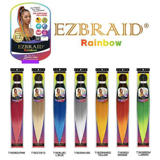  Innocence Hair Spetra Synthetic Braid - EZ BRAID RAINBOW 30"