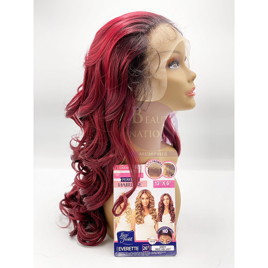  Outre Perfect Hairline 13" X 6" Fully Hand-Tied Synthetic HD Lace Frontal Wig - Everette