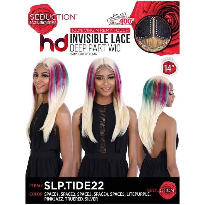  Seduction Synthetic Hair HD Lace Wig - SLP TIDE22