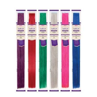  Tape In Accent 18" Natural Remy Human Hair Extension Janet Collection