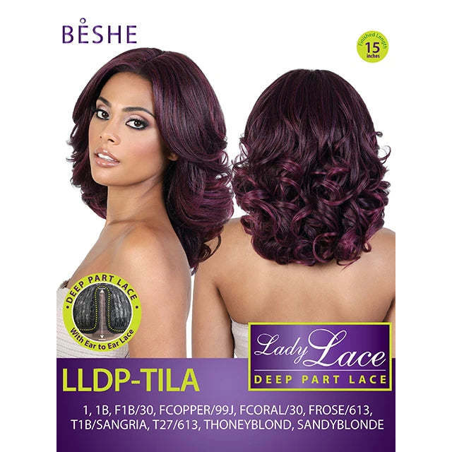  Beshe Heat Resistant Lady Lace Deep Part Wig - LLDP TILA