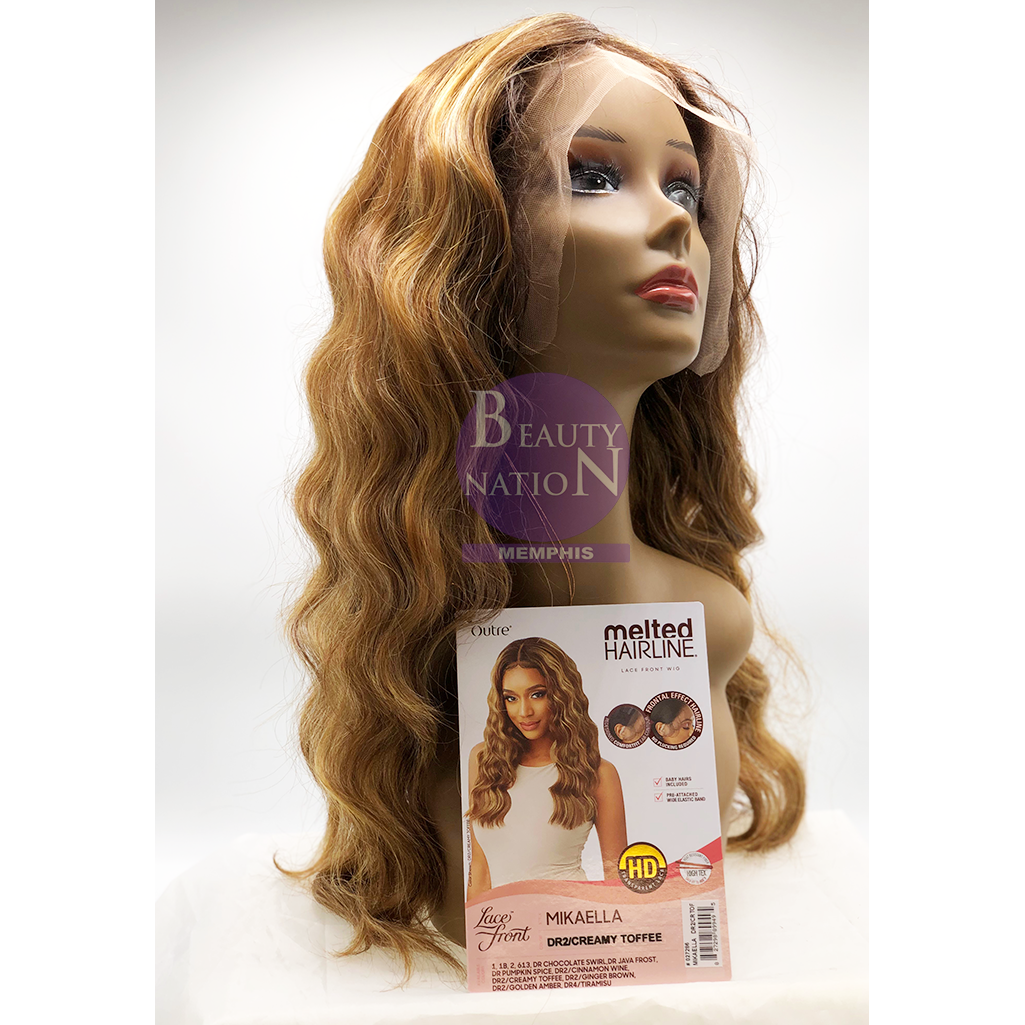  Outre Synthetic Melted Hairline Lace Front Wig - Mikaella