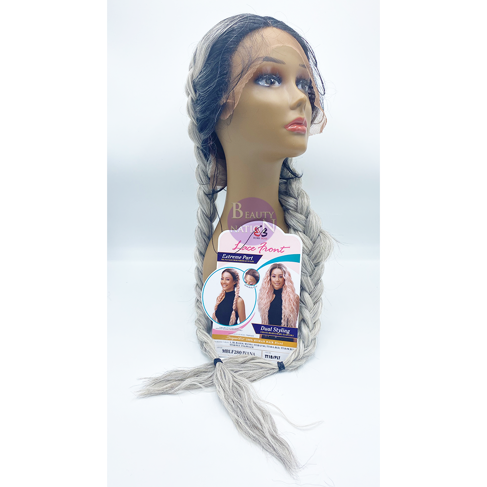  Bobbi Boss Human Hair Blend Lace Front Wig - MBLF280 IVANA