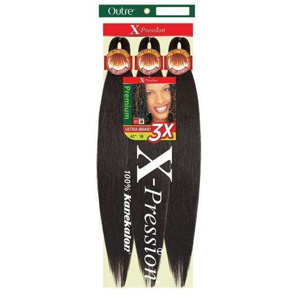  OUTRE SYNTHETIC PRE STRETCHED ULTRA BRAID - XPRESSION 3X 52"