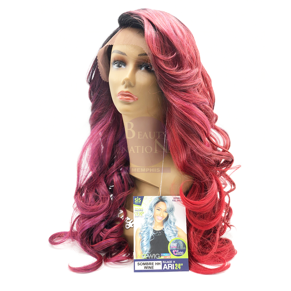  Zury Sister Wig Invisible Top Natural C Part Remy Fiber Lace Wig- IV LACE H ARI 24"