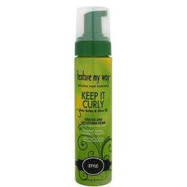  Africa's Best Texture My Way Keep It Curly Set Styling Foam 8.5 Oz