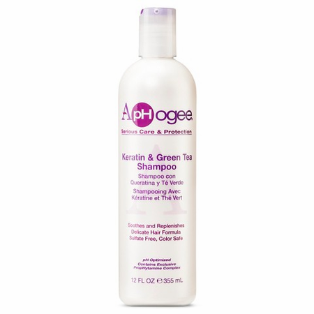  ApHogee Keratin & Green Tea Shampoo 12 Oz