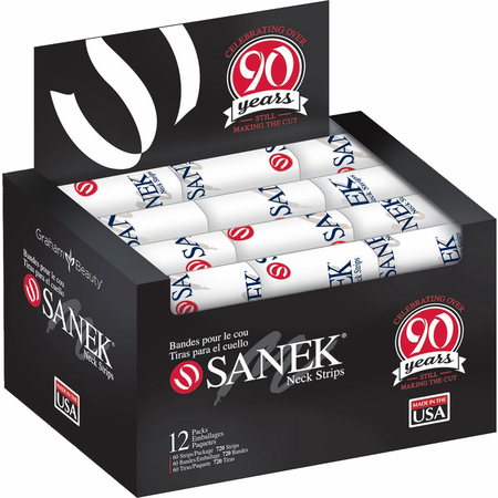  Graham Sanek Neck Strips 2.5" X 17.5" 12 Packs 60 Strips Each